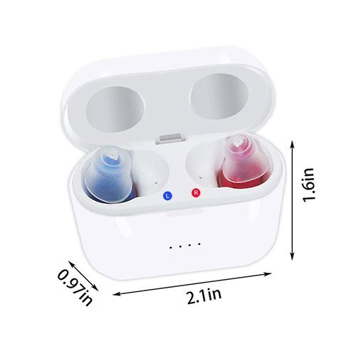 Invisible CIC Hearing Aid – Rechargeable, Discreet, Small In-Canal for Seniors
