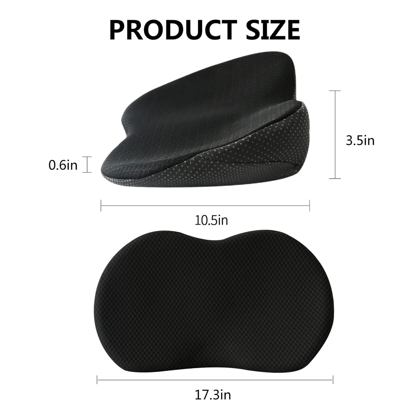 Car Booster Seat Cushion for Adults – Height & Comfort Support Pad