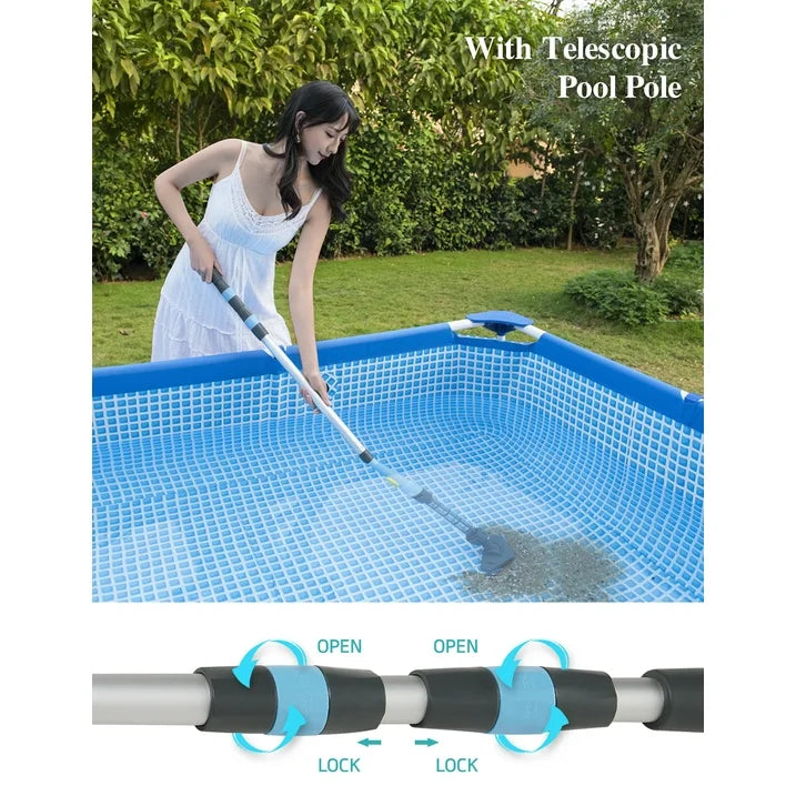 Handheld Telescoping Pool Vacuum Cleaner