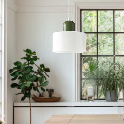 Bauhaus Small Glass Pendant Light