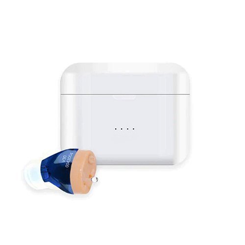 Invisible CIC Hearing Aid – Rechargeable, Discreet, Small In-Canal for Seniors
