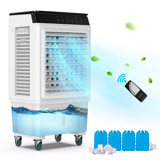 HiBreeze Standing Cooler Fan - Evaporative Portable Cooling Fan