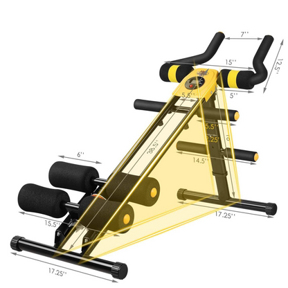 AbsPro | Heavy Duty Core Strengthening Home Ab Workout Crunch Exerciser Machine