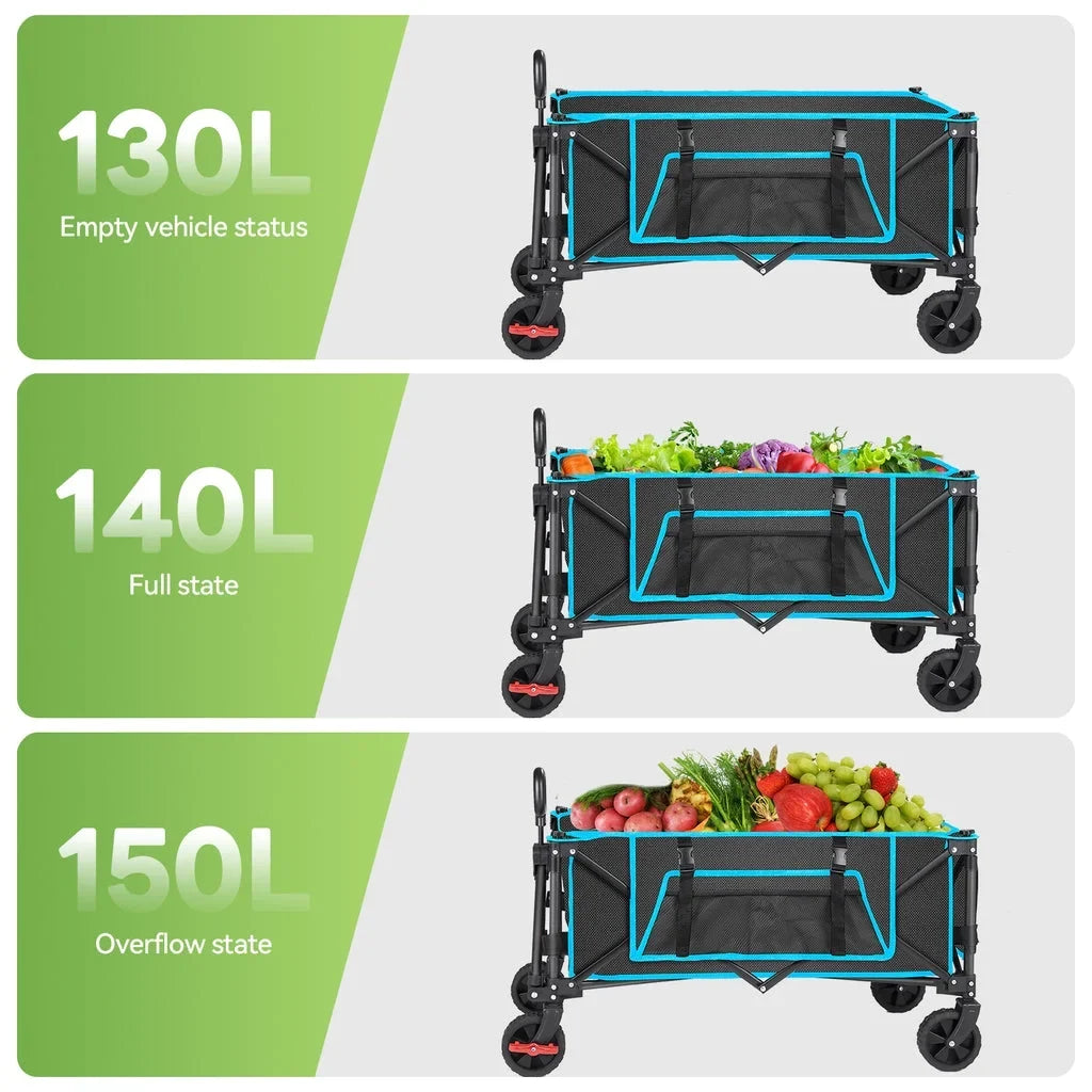 Heavy Duty Portable Foldable Wagon Cart