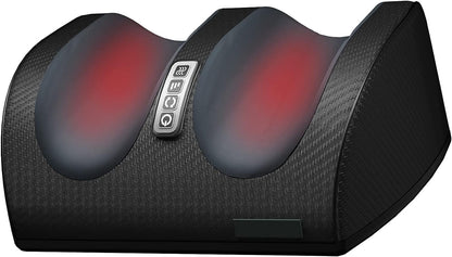 Foot and Calf Massager with Heat – Shiatsu Kneading Roller for Circulation & Pain Relief