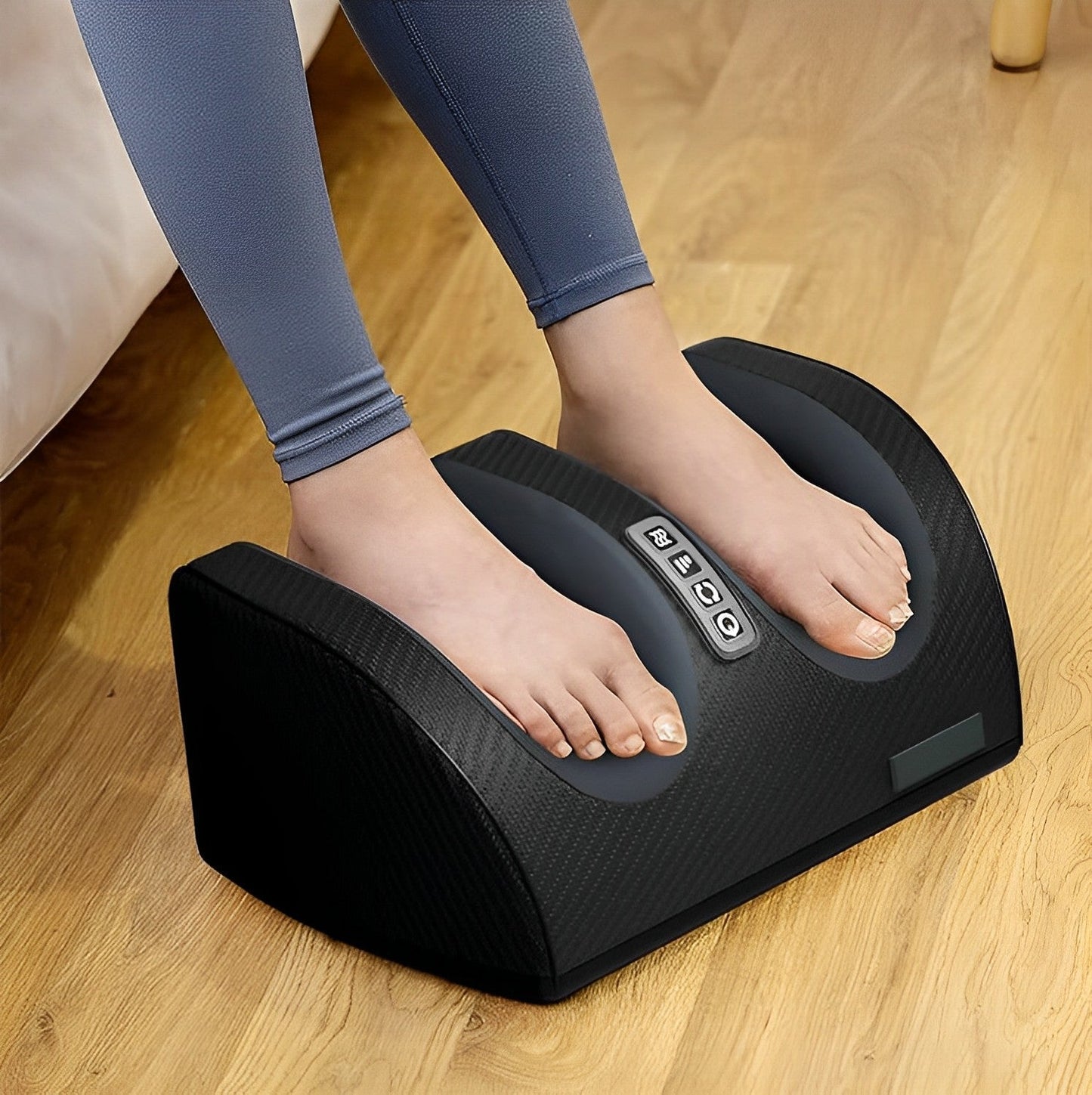 Foot & Calf Massager with Kneading and Air Compression – Heat, Adjustable Intensity, Daily Relaxation