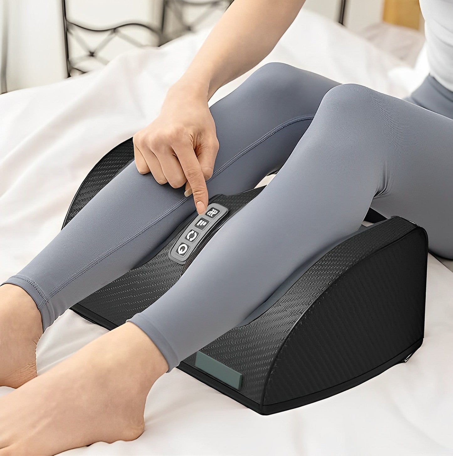 Foot and Calf Massager with Heat – Shiatsu Kneading Roller for Circulation & Pain Relief