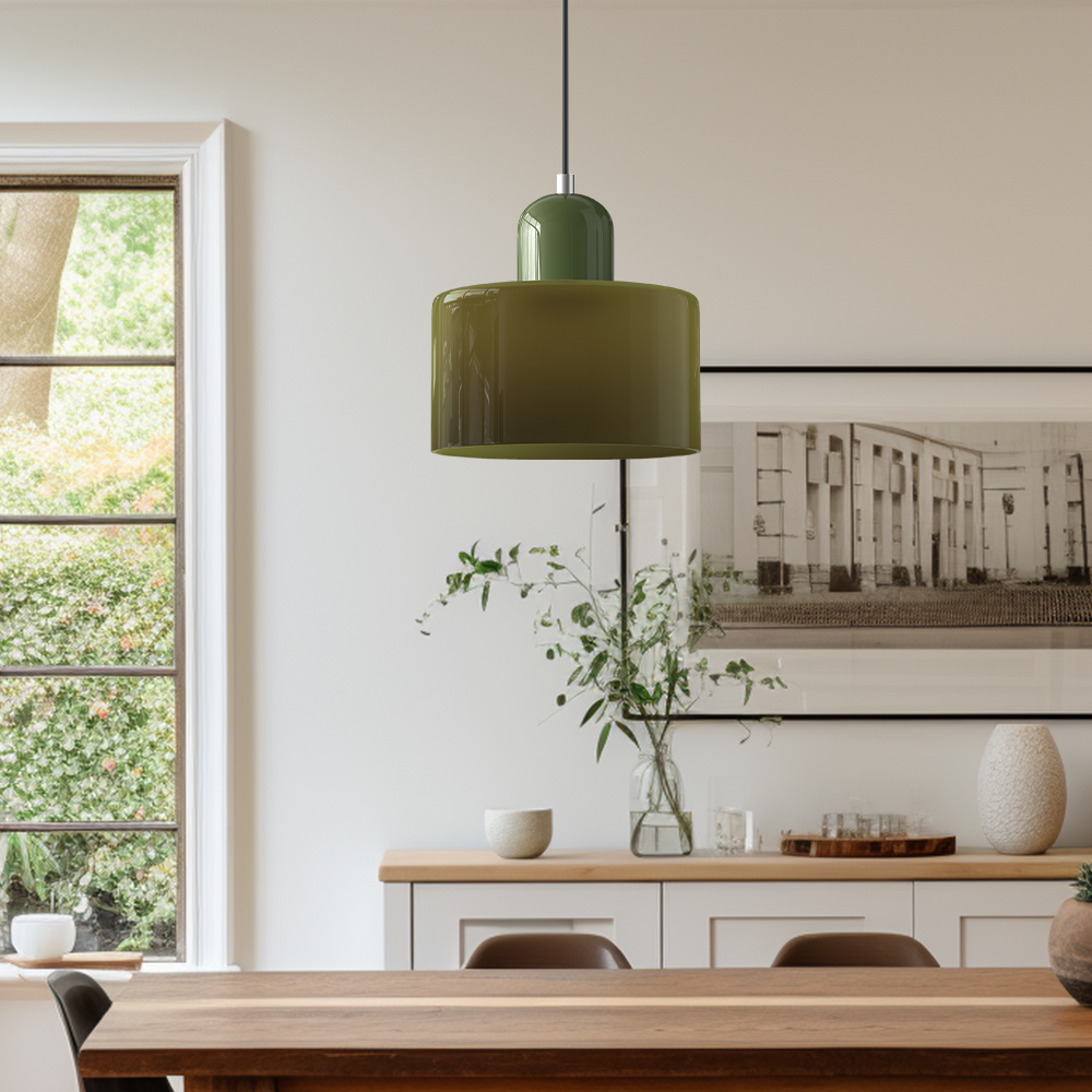 Bauhaus Small Glass Pendant Light