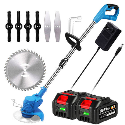 Cordless Grass Strimmer – Battery Powered Garden Trimmer with Steel Blades | Ventayan