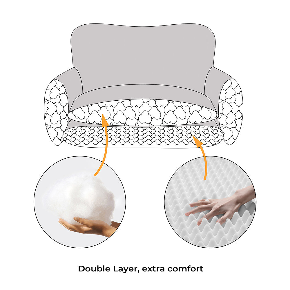 Soft Faux Lambswool Dog & Cat Sofa Bed