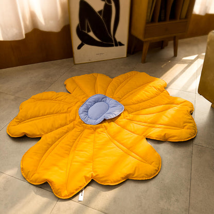 XL Flower Shape Human Mat Dog Blanket