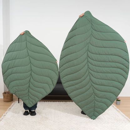 Leaf Shape Human Mat Dog Blanket