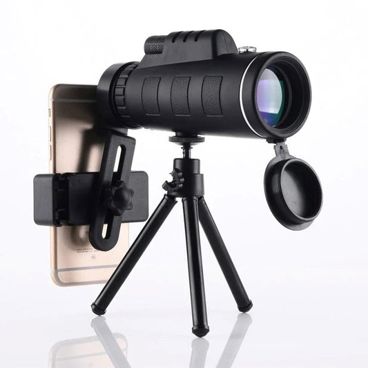 10X Starscope HD Monocular - High Power Monocular With Smartphone Holder & Tripod
