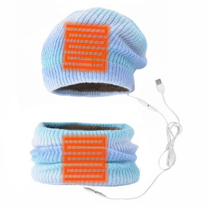 Cozy 2-in-1 USB Heated Hat and Scarf Winter Set