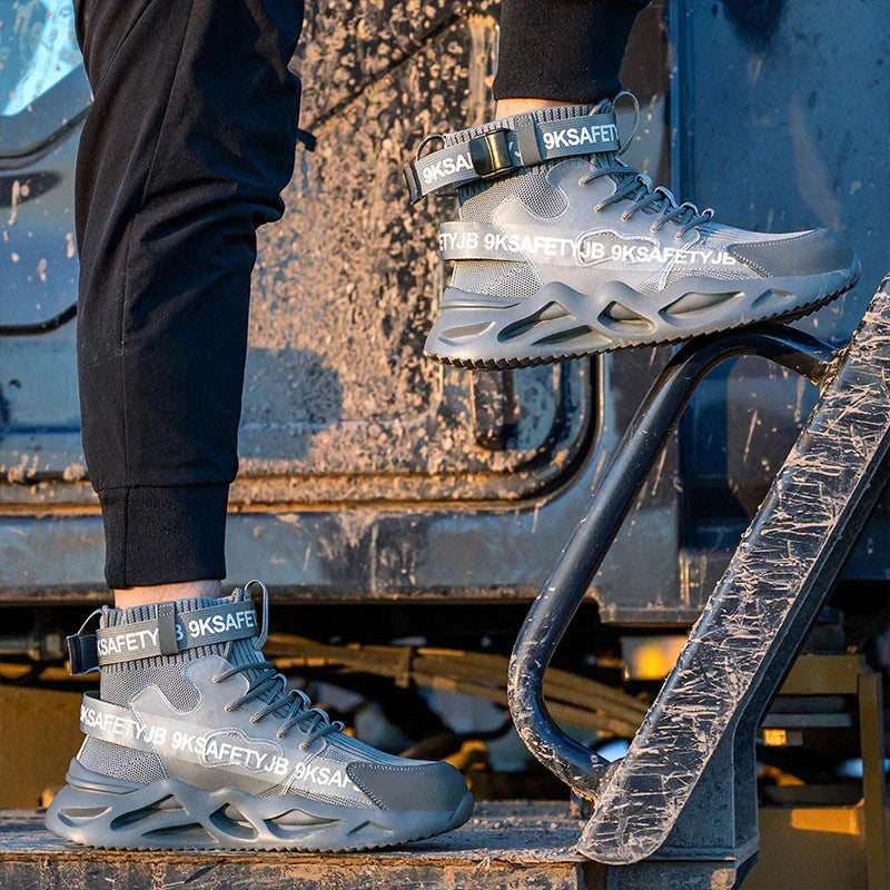 Dela Non-Slip Work Shoes – Breathable Lightweight Summer Footwear