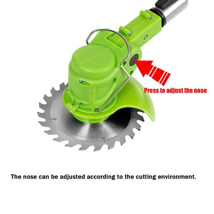 Heavy Duty Cordless Strimmer & Brush Cutter – 2000mAh Battery, 240 Min Runtime | Ventayan