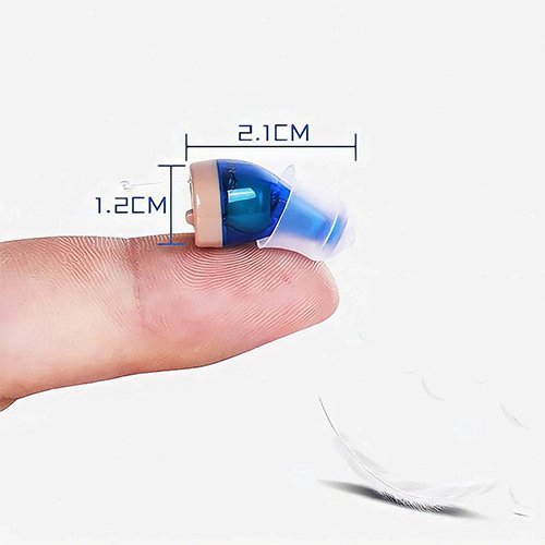 Invisible CIC Hearing Aid – Rechargeable, Discreet, Small In-Canal for Seniors