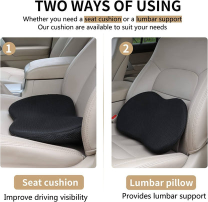 Car Booster Seat Cushion for Adults – Height & Comfort Support Pad