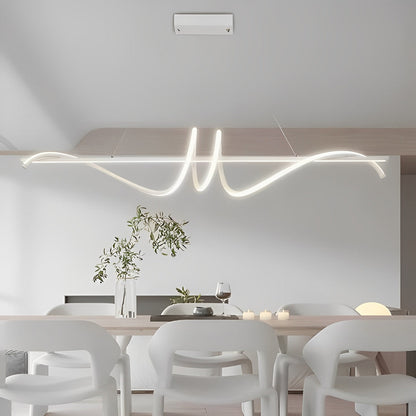 Creative Strip LED Stepless Dimming Kitchen Pendant Lighting Decorative Chandelier Ceiling Lamp Lighting