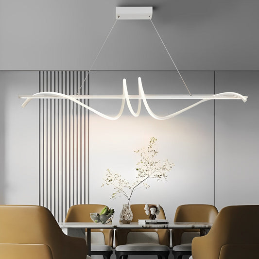 Creative Strip LED Stepless Dimming Kitchen Pendant Lighting Decorative Chandelier Ceiling Lamp Lighting