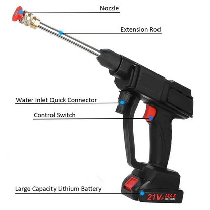 Cordless High Pressure Washer with 2 Batteries | Ventayan