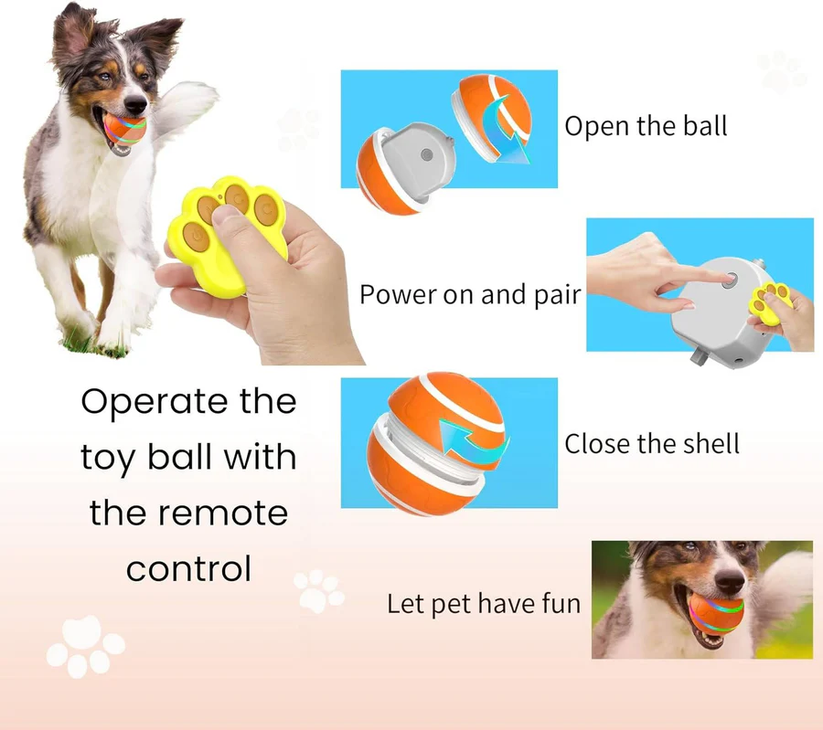 Interactive Dog and Cat Ball Toy | Ventayan