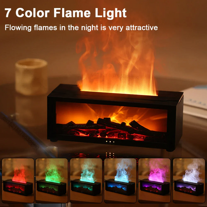 Air Humidifier and Air Purifier with Aromatherapy Flame Effect | Ventayan
