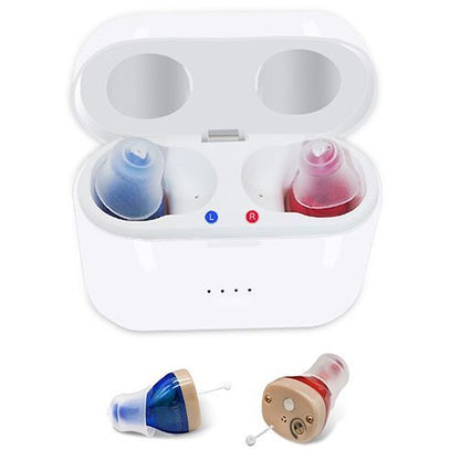 Invisible CIC Hearing Aid – Rechargeable, Discreet, Small In-Canal for Seniors