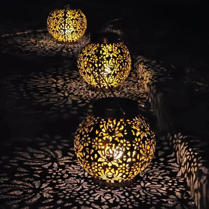 Designer Outdoor Weatherproof LED Solar Pendant Light