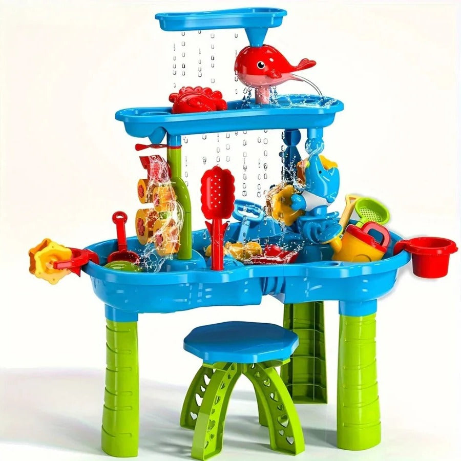 3 in 1 Outdoor Sand and Water Table for Kids | Ventayan