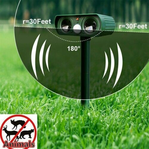 Infrared Motion Activated Solar Animal Repeller for Garden Protection | Ventayan