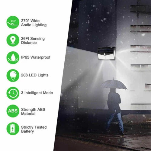 Bright LED Solar Powered Light for Driveway and Garden Pathways by Ventayan