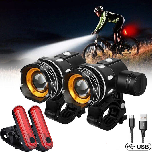 Brightest LED Bike Headlight – Powerful Front Bicycle Light for Night Cycling Safety