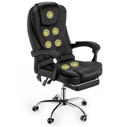Ergonomic Office Chair with Massage – Lumbar Support & Reclining Function