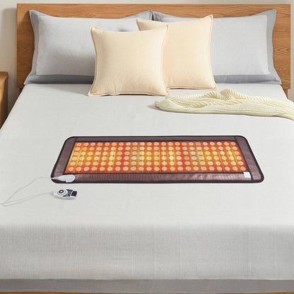 Jade Tourmaline Stone Far Infrared Therapy Mat Electric Heating Pad