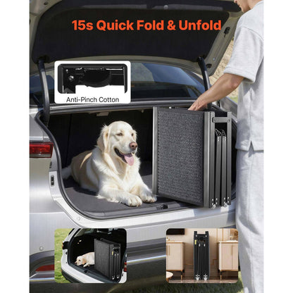Foldable Outdoor Dog Ramp for Car, 250lb Capacity, Non Slip