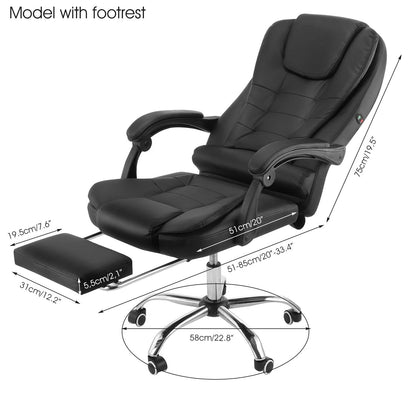 Ergonomic Office Chair with Massage – Lumbar Support & Reclining Function