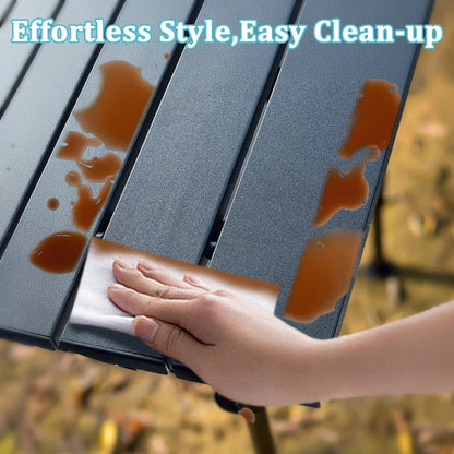Camping Table Foldable with Storage