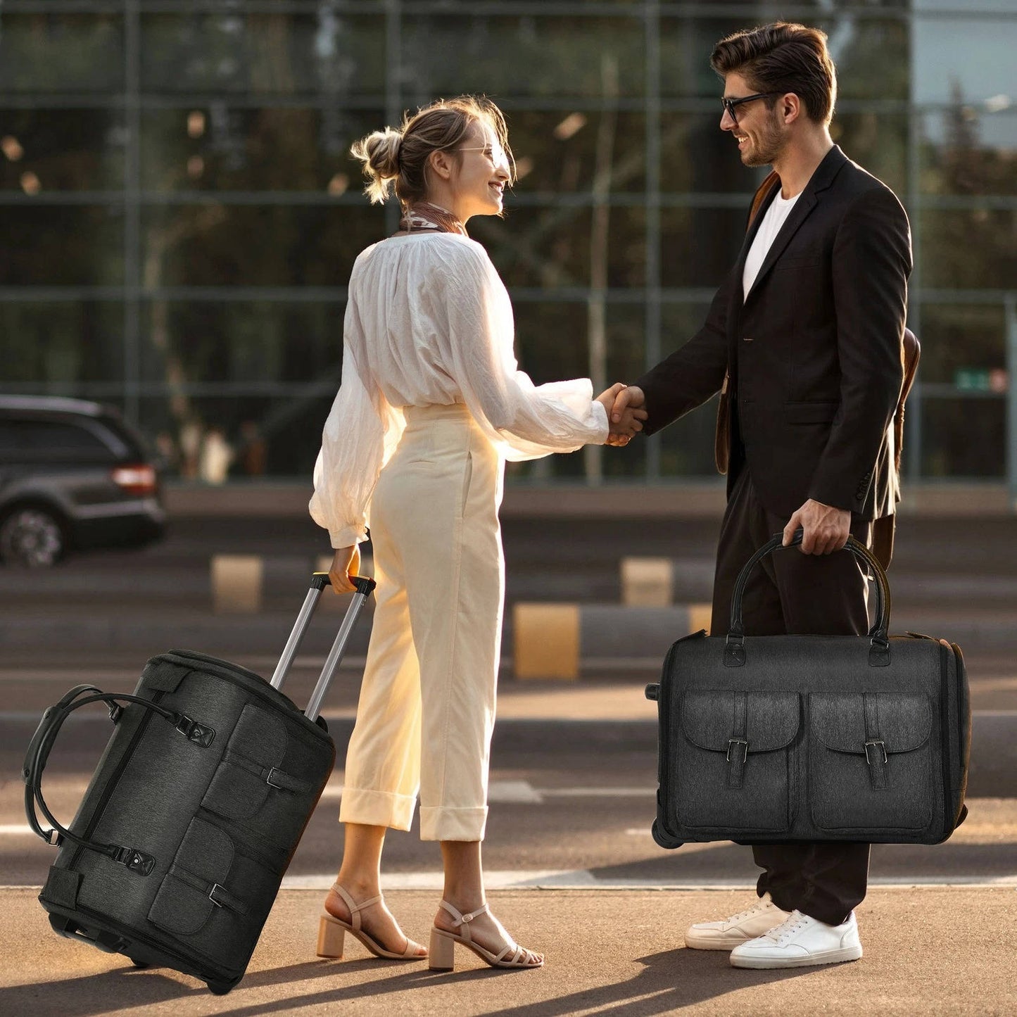 Garment Bag Carry on with Wheels
