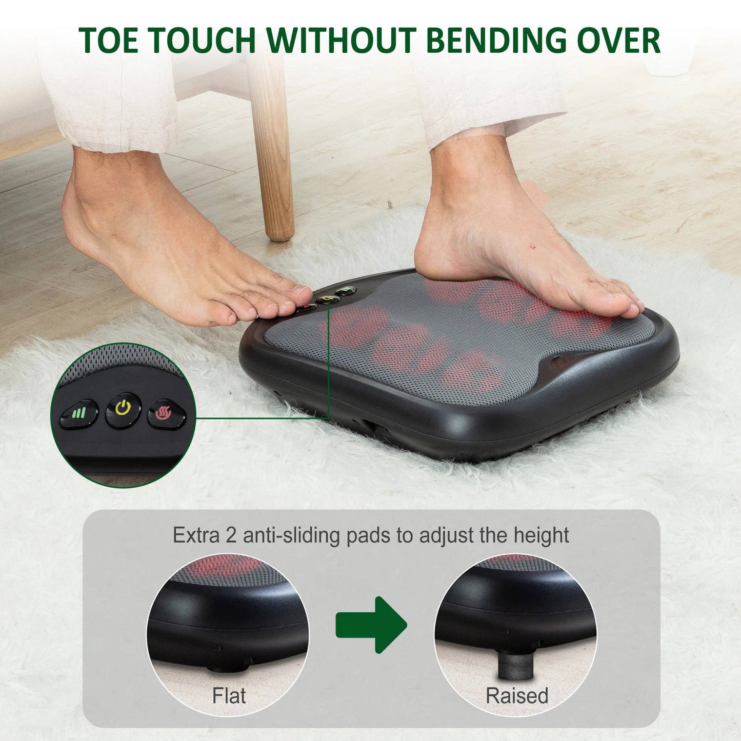 Foot Massager Machine with Heat Deep Kneading