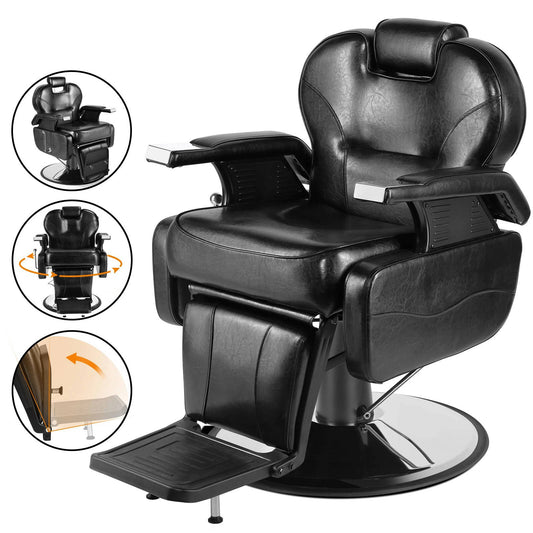 Heavy Duty Stylist Barber Recline Chair