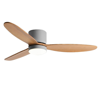 LED Inverter Silent White Low Floor DC Motor Simple Ceiling Fan Light