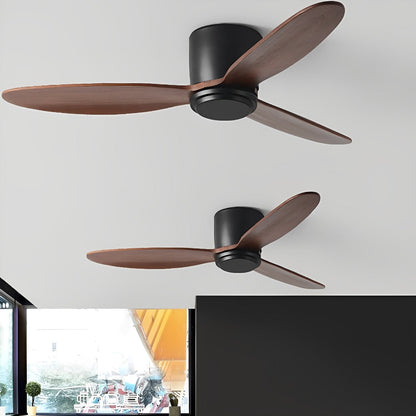 LED Inverter Silent White Low Floor DC Motor Simple Ceiling Fan Light