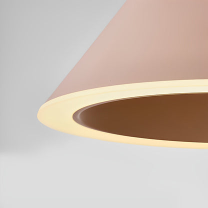 Minimalist Conical LED Macaron Color Pendant Light Island Lighting Chandelier
