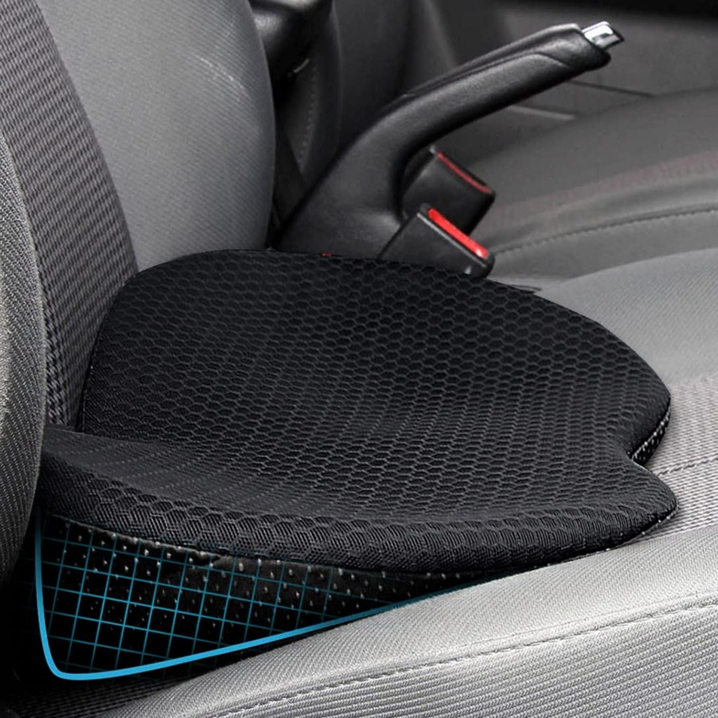 Car Booster Seat Cushion for Adults – Height & Comfort Support Pad