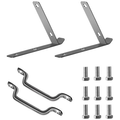3 Step Heavy Duty Aluminum In Ground Pool Boat Deck Ladder Steps