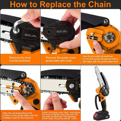 Cordless Mini Electric Chainsaw