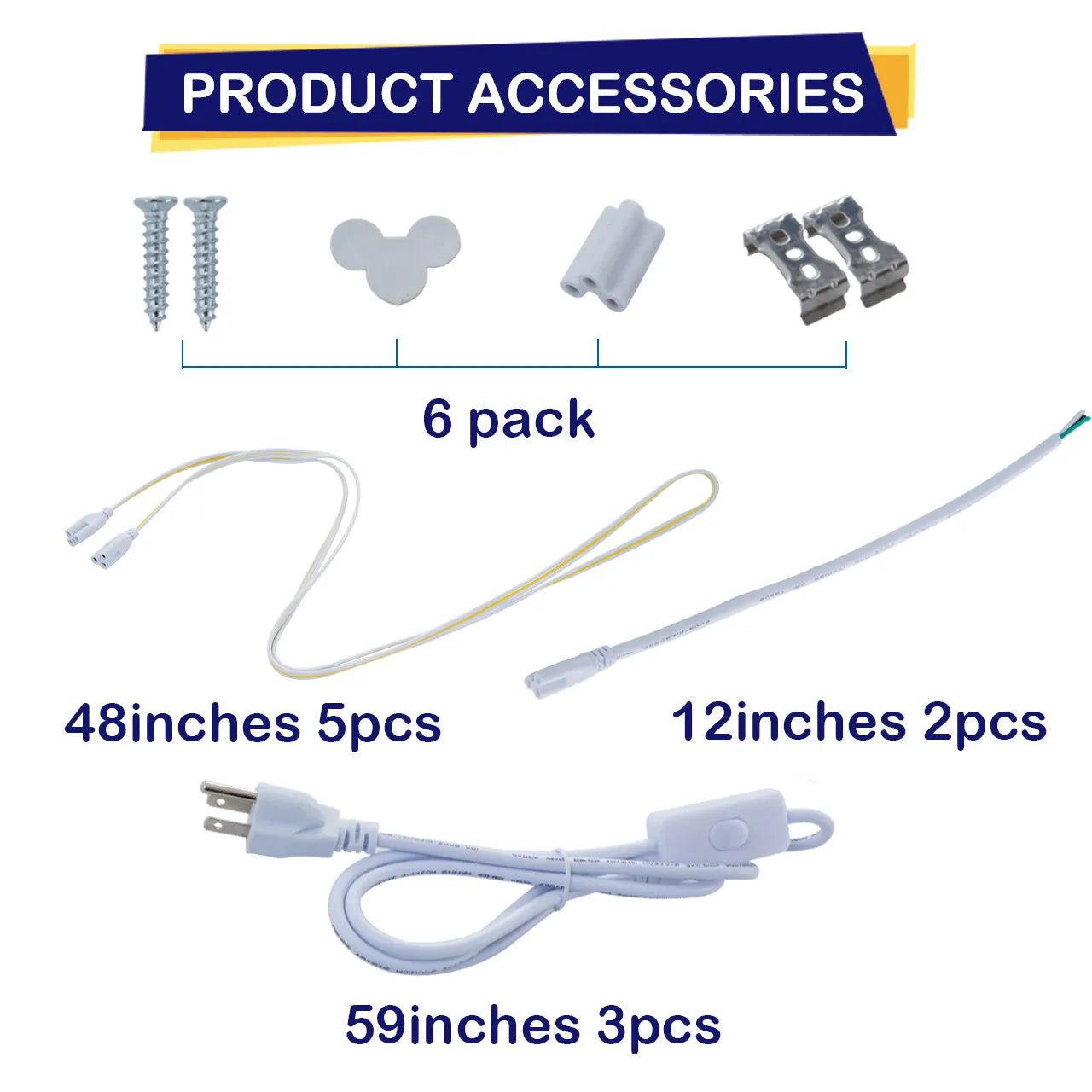 4FT 6 Pack LED commercial Light