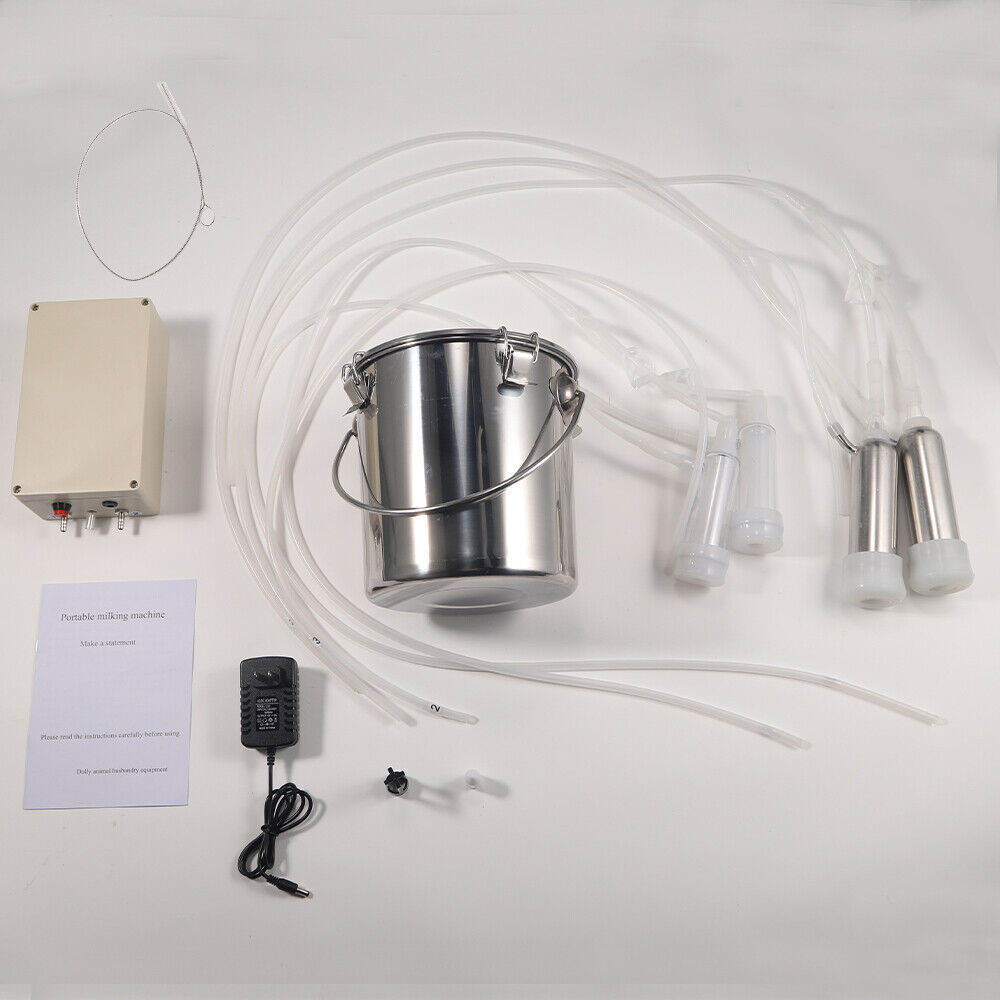 Heavy Duty Cow / Goat Suction Milking Machine Equipment 6L